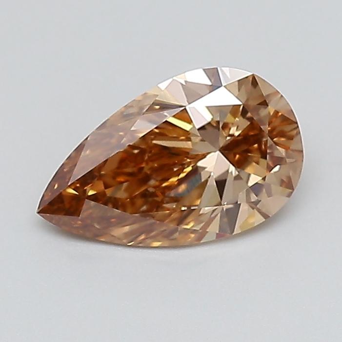 1.04 Ct. Fancy Light  Brown Pear Lab Grown Diamond
