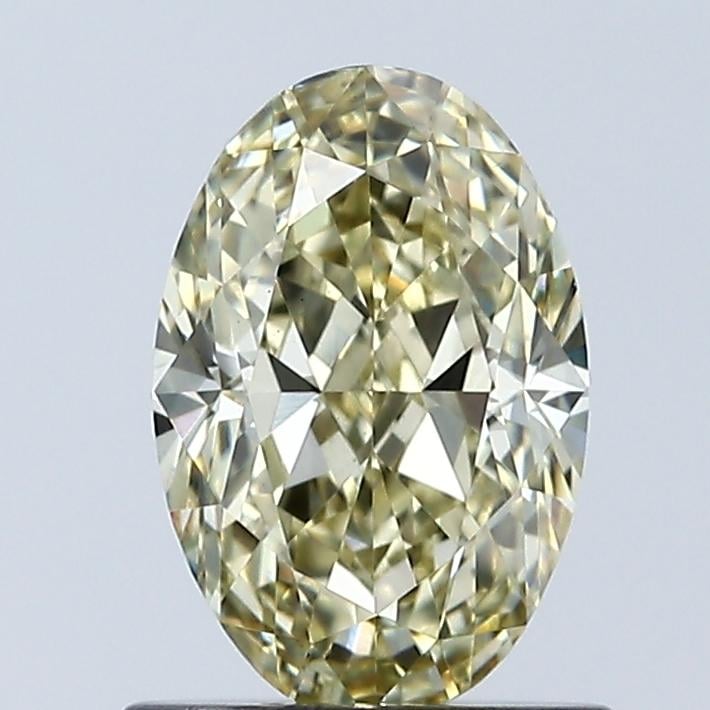 1.07 Ct. Fancy Intense Yellow Oval Lab Grown Diamond