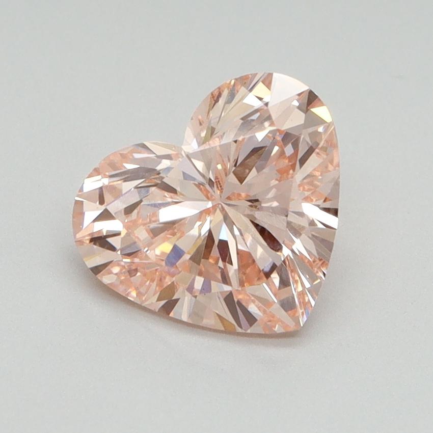 1.50 Ct. Fancy Intense Pink Heart Lab Grown Diamond