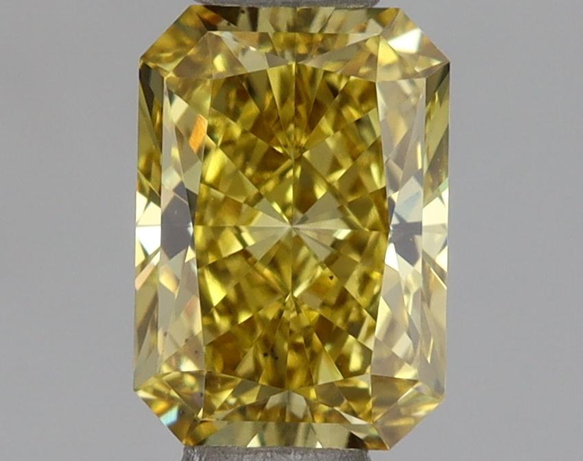 1.04 Ct. Fancy Vivid Yellow Radiant Lab Grown Diamond