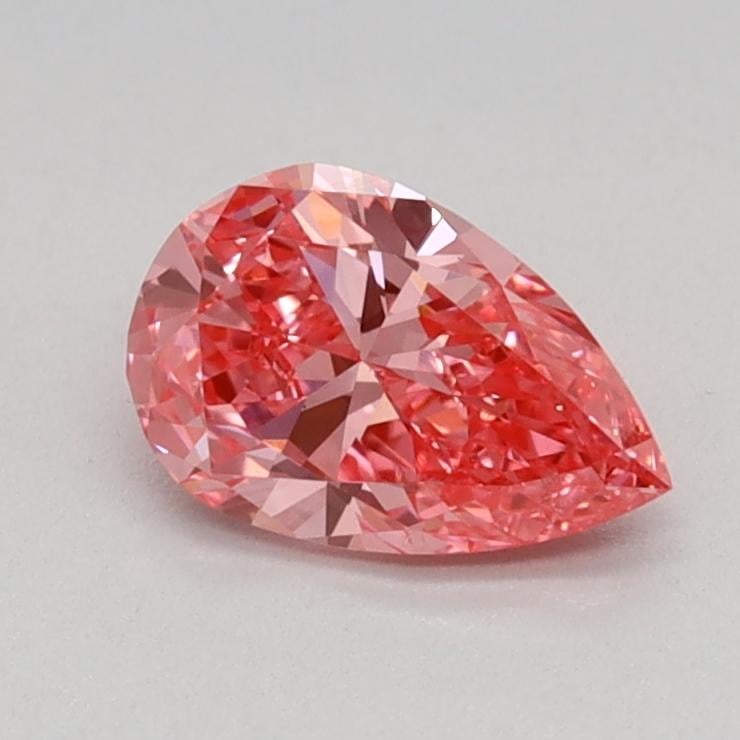 0.50 Ct. Fancy Vivid Pink Pear Lab Grown Diamond