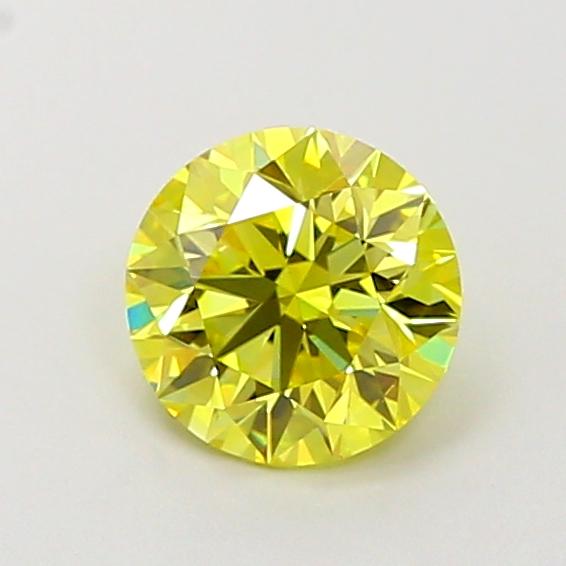1.0 Ct. Fancy Intense Yellow Round Lab Grown Diamond
