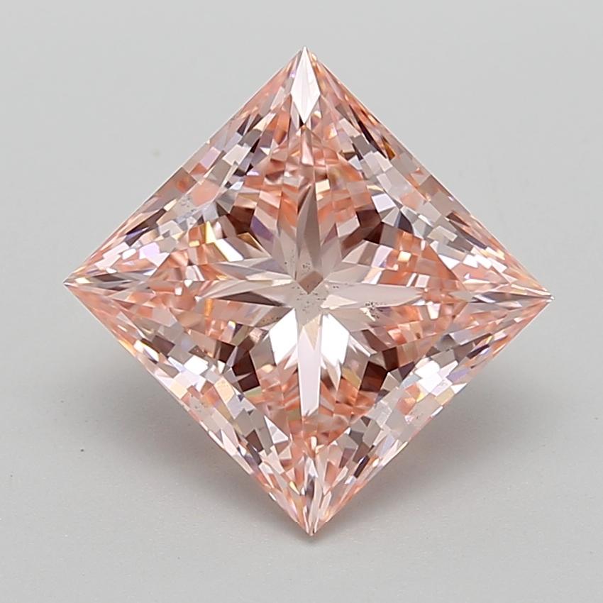 4.85 Ct. Fancy Vivid  Pink Princess Lab Grown Diamond
