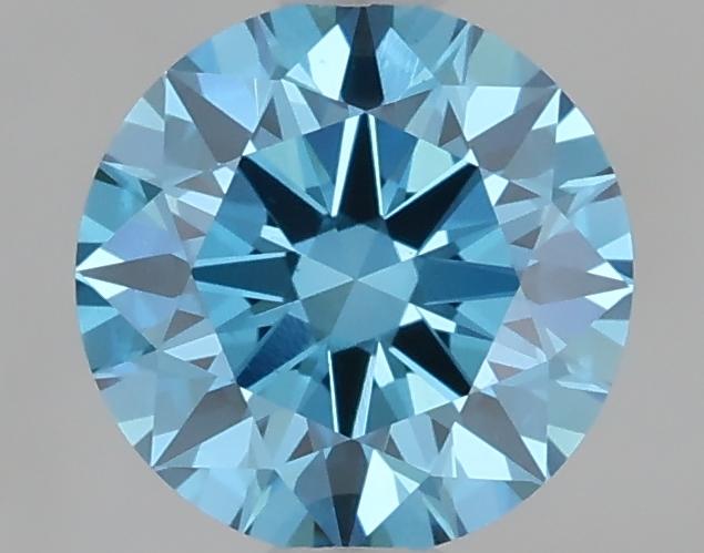 1.09 Ct. Fancy Vivid Blue Round Lab Grown Diamond