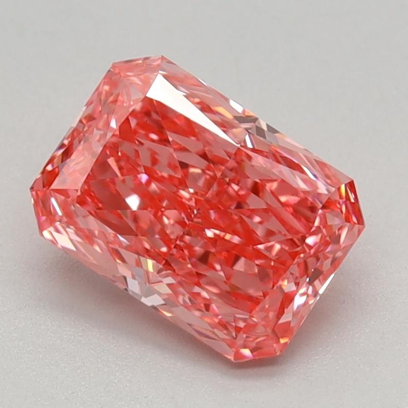 1.50 Ct. Fancy Vivid Pink Radiant Lab Grown Diamond