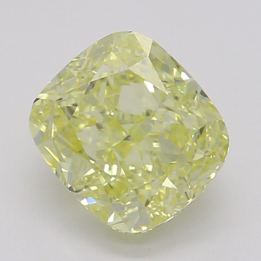 1.01 Ct. Fancy Intense Yellow Cushion Diamond