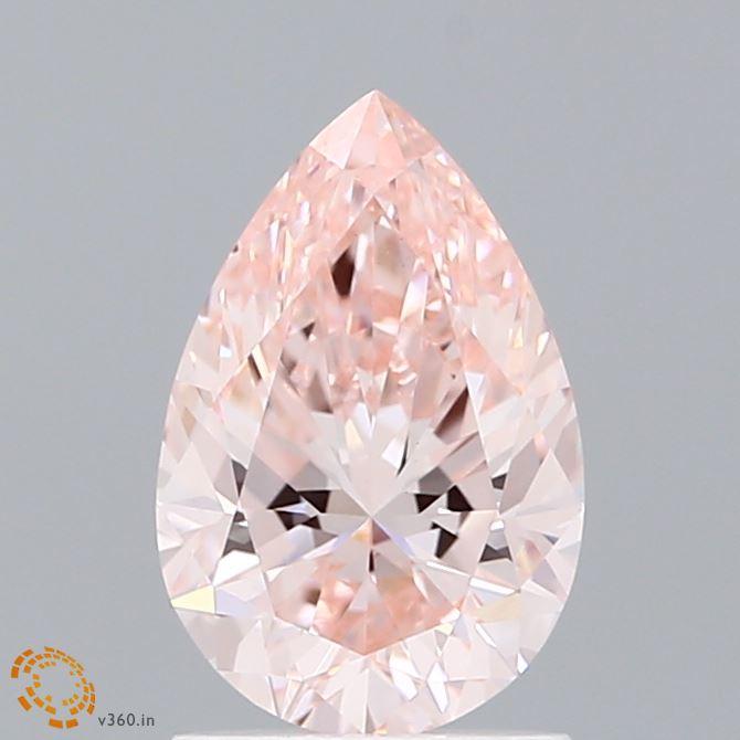 1.50 Ct. Fancy Intense Pink Pear Lab Grown Diamond