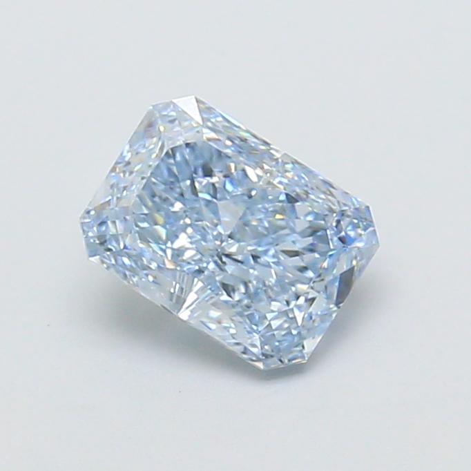 1.28 Ct. Fancy Intense  Blue Radiant Lab Grown Diamond