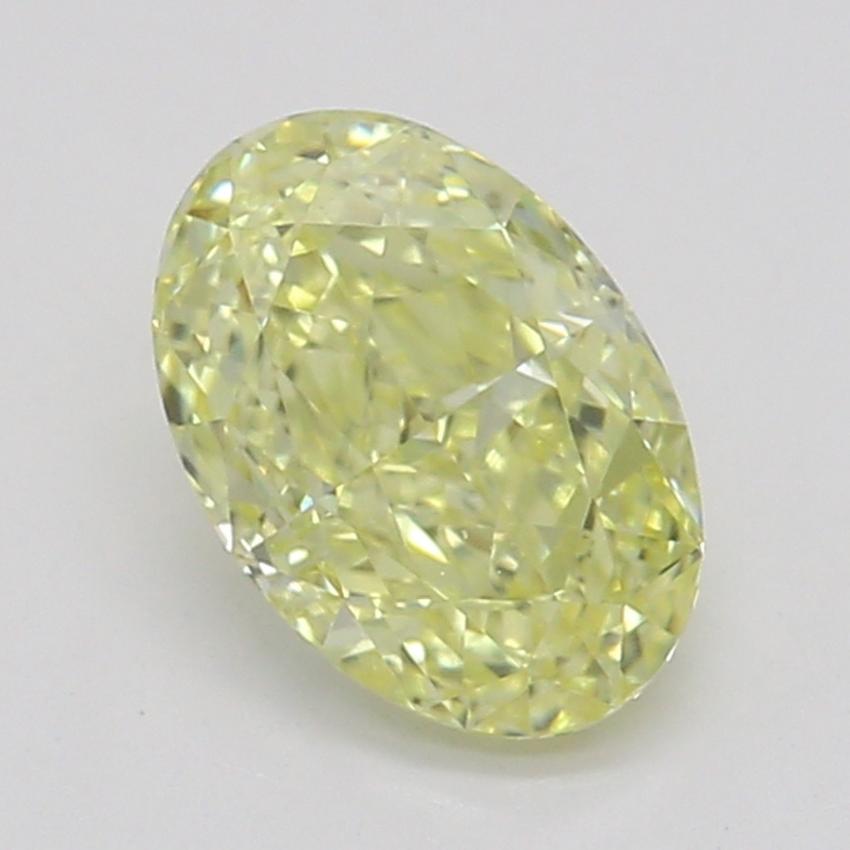 0.50 Ct. Fancy Yellow Oval Diamond