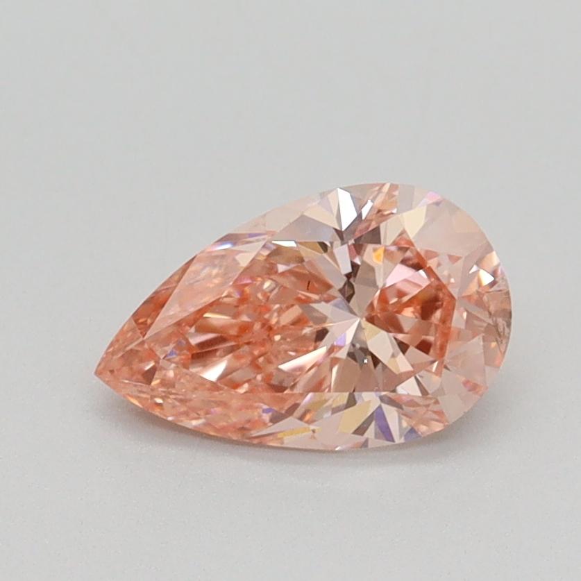 0.83 Ct. Fancy Intense Pink Pear Lab Grown Diamond