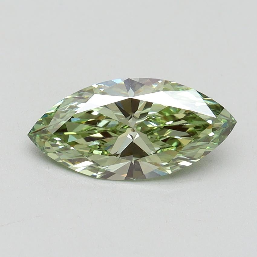 1.00 Ct. Fancy Intense Green Marquise Lab Grown Diamond