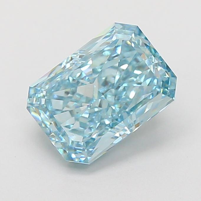 1.85 Ct. Fancy Vivid  Green Radiant Lab Grown Diamond