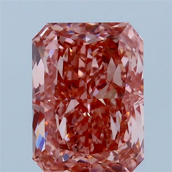 2.15 Ct. Fancy Vivid Pink Radiant Lab Grown Diamond