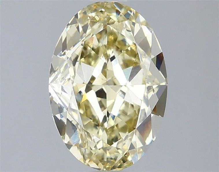 2.36 Ct. Fancy  Yellow Oval Lab Grown Diamond