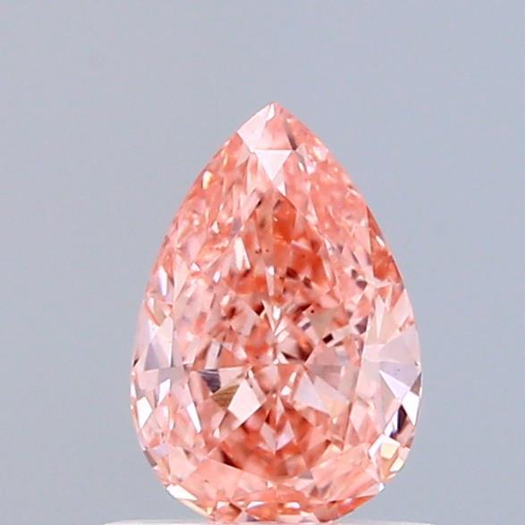 0.77 Ct. Fancy Vivid Pink Pear Lab Grown Diamond