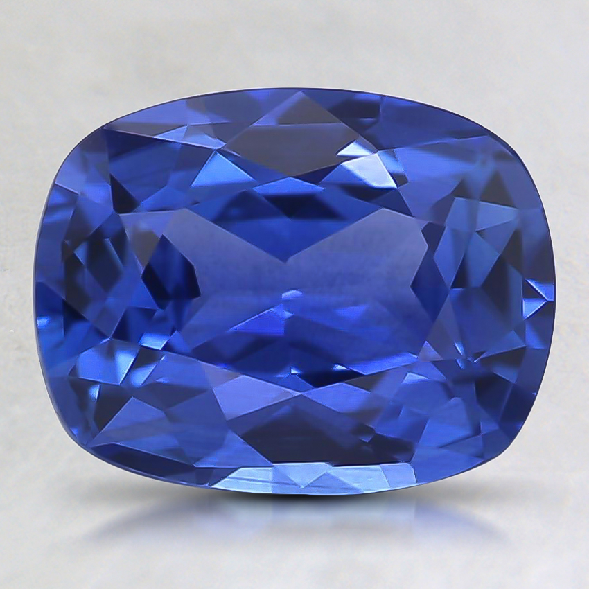 9x7mm Blue Cushion Sapphire