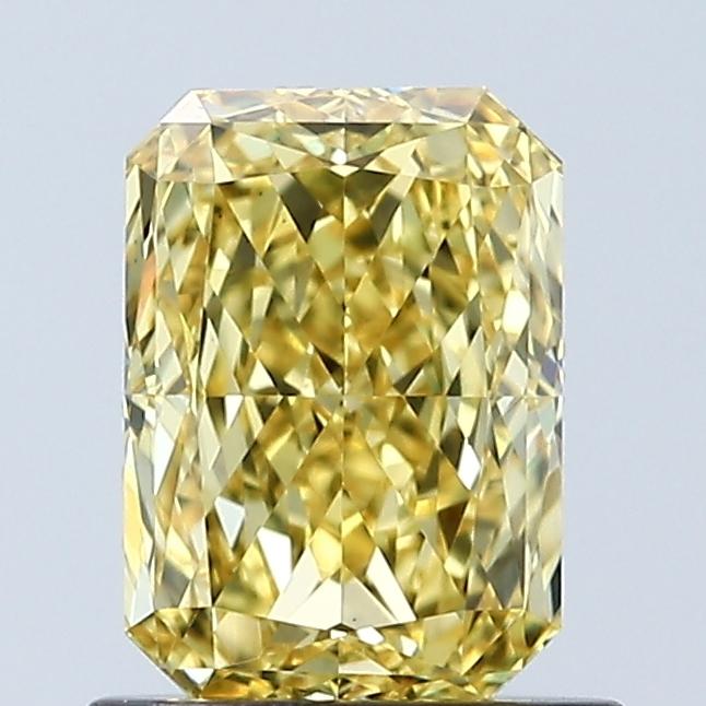 1.04 Ct. Fancy Vivid Yellow Radiant Lab Grown Diamond