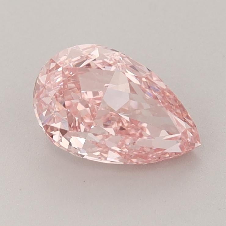 1.21 Ct. Fancy Vivid  Pink Pear Lab Grown Diamond