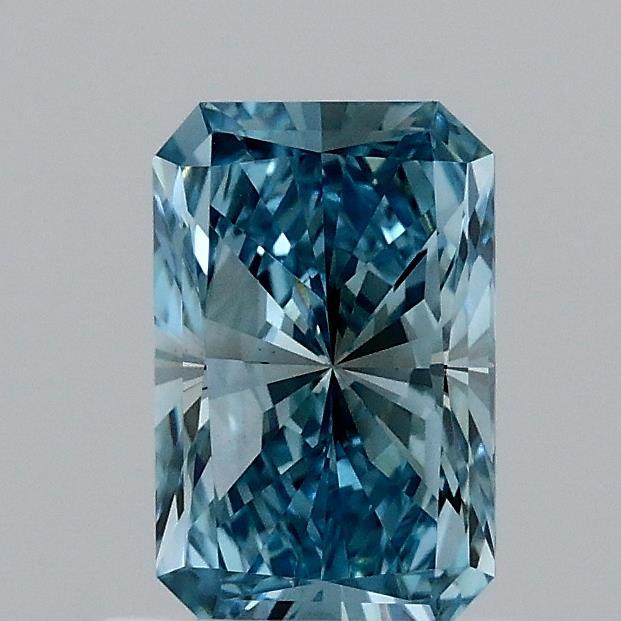 0.94 Ct. Fancy Vivid Blue Radiant Lab Grown Diamond