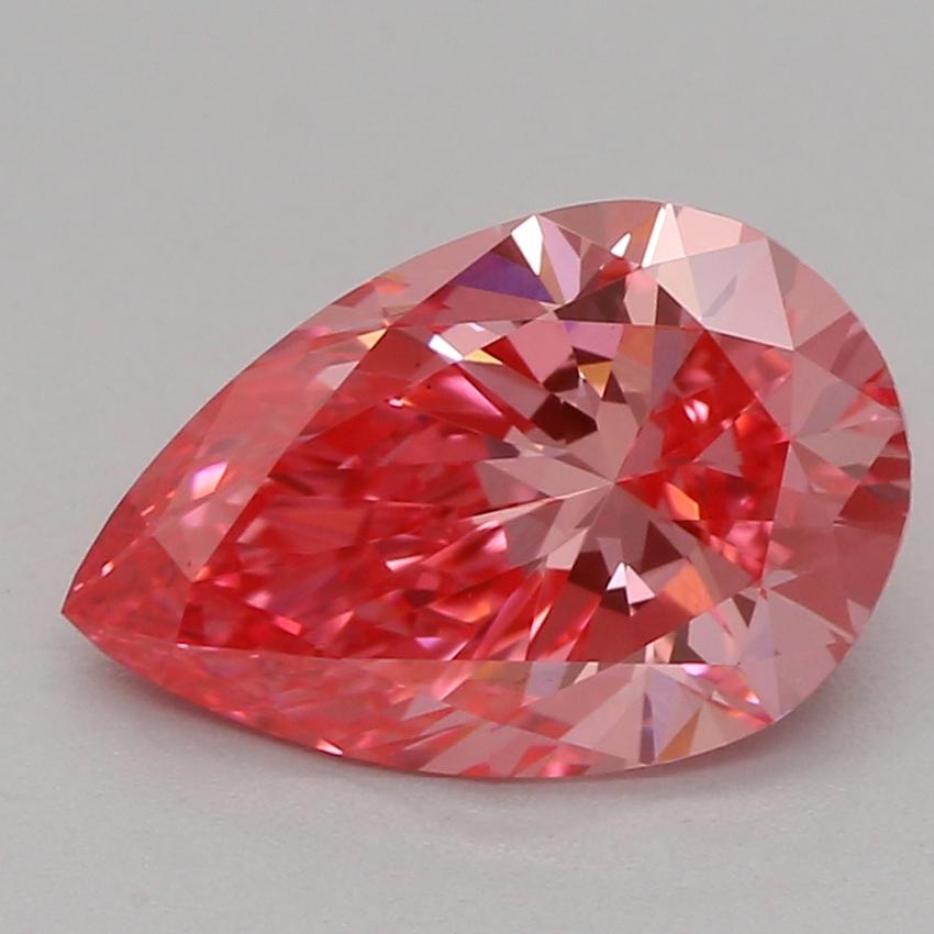 1.27 Ct. Fancy Vivid Pink Pear Lab Grown Diamond