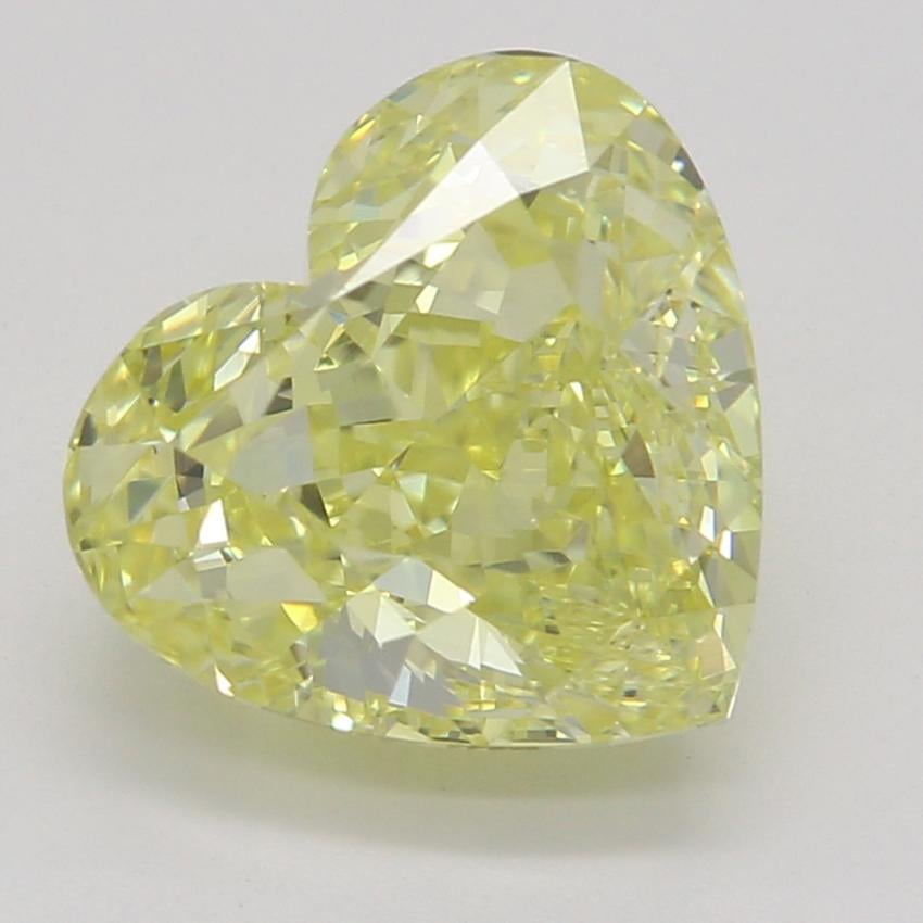 2.01 Ct. Fancy Intense Yellow Heart Diamond