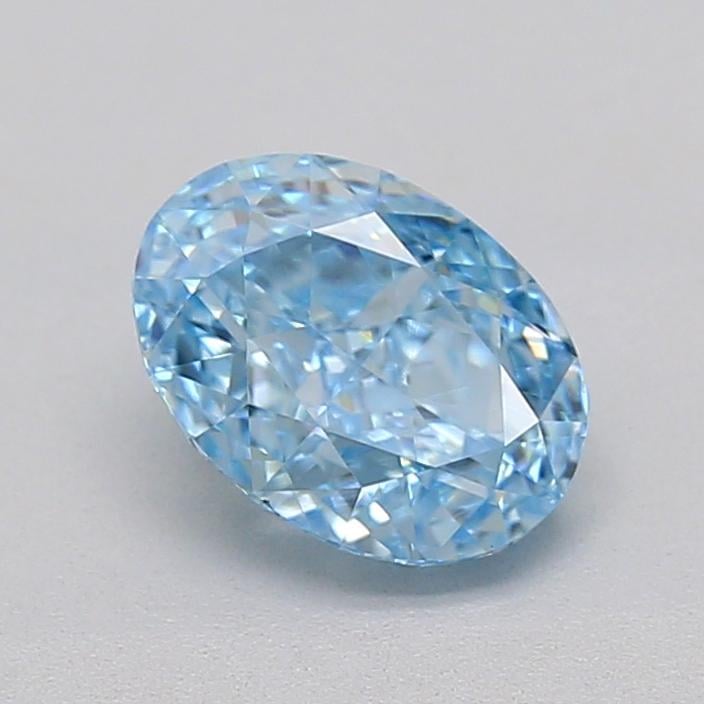 1.00 Ct. Fancy Vivid  Blue Oval Lab Grown Diamond