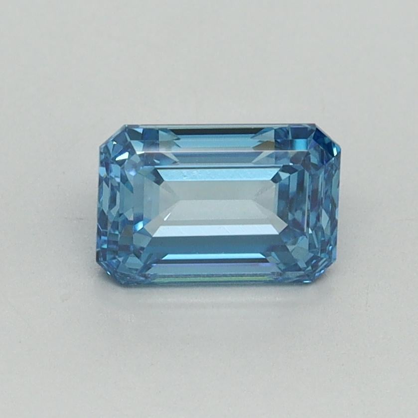 1.02 Ct. Fancy Vivid Blue Emerald Lab Grown Diamond