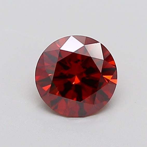 1.03 Ct. Fancy Deep  Orange Round Lab Grown Diamond