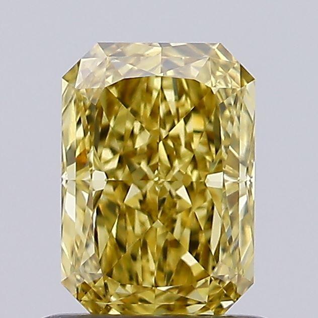 0.90 Ct. Fancy Intense Yellow Radiant Lab Grown Diamond