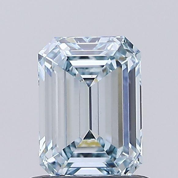 0.80 Ct. Fancy Blue Emerald Lab Grown Diamond