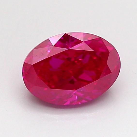 0.91 Ct. Fancy Pink Oval Lab Grown Diamond