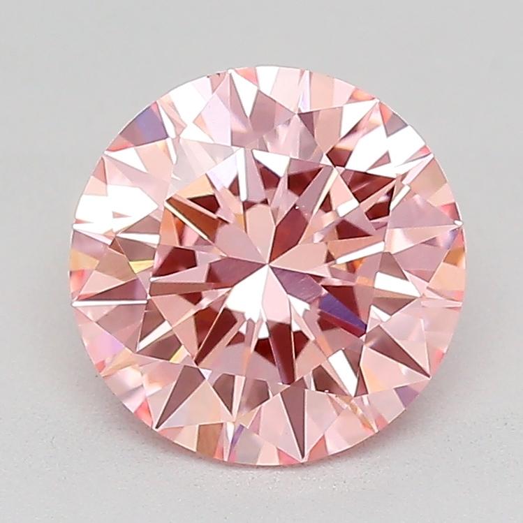 1.40 Ct. Fancy Pink Round Lab Grown Diamond