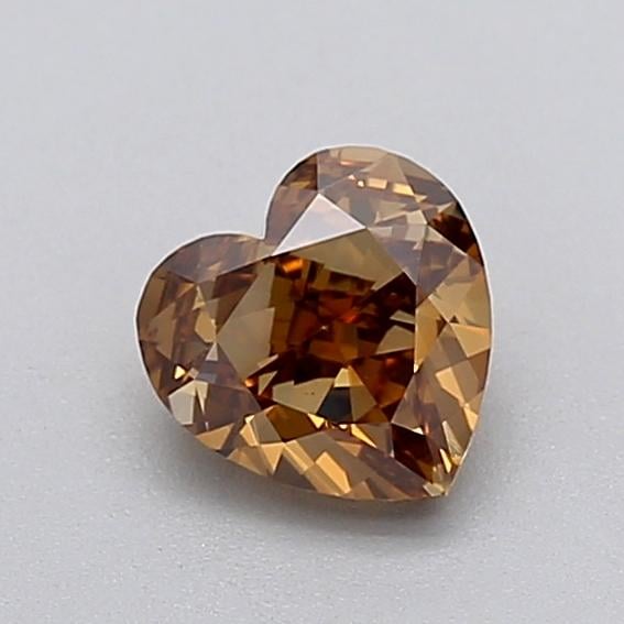 1.02 Ct. Fancy  Brown Heart Lab Grown Diamond