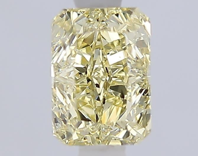 1.03 Ct. Fancy Light Yellow Radiant Lab Grown Diamond