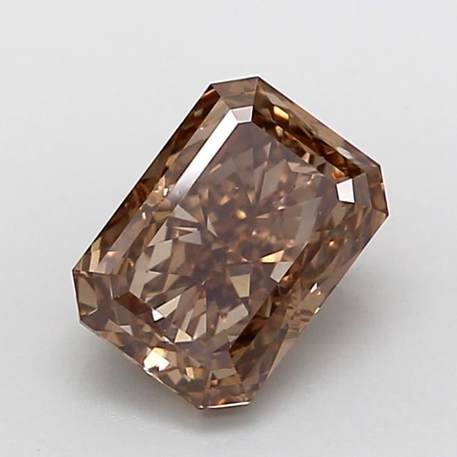 1.40 Ct. Fancy Light Brown Radiant Lab Grown Diamond