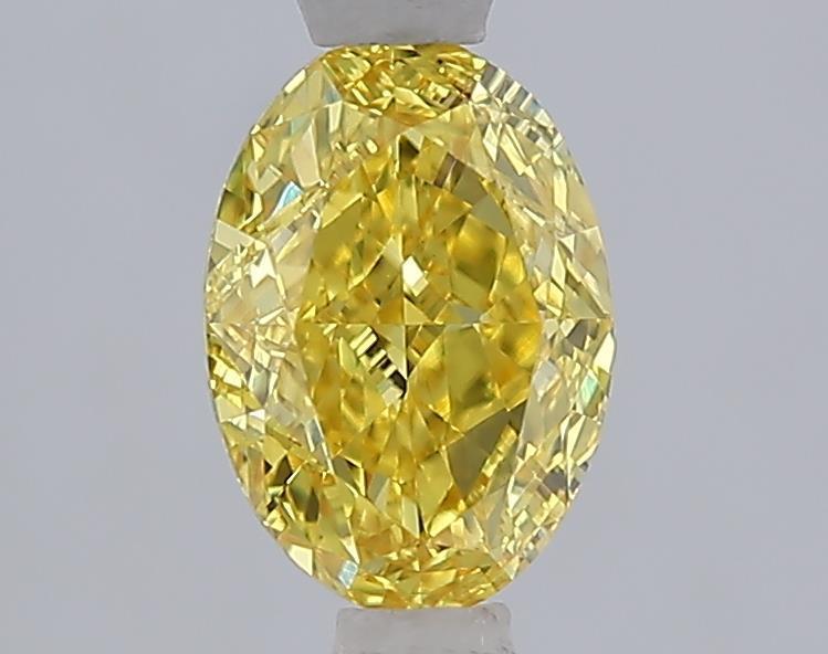 1.05 Ct. Fancy Vivid Yellow Yellow Oval Lab Grown Diamond