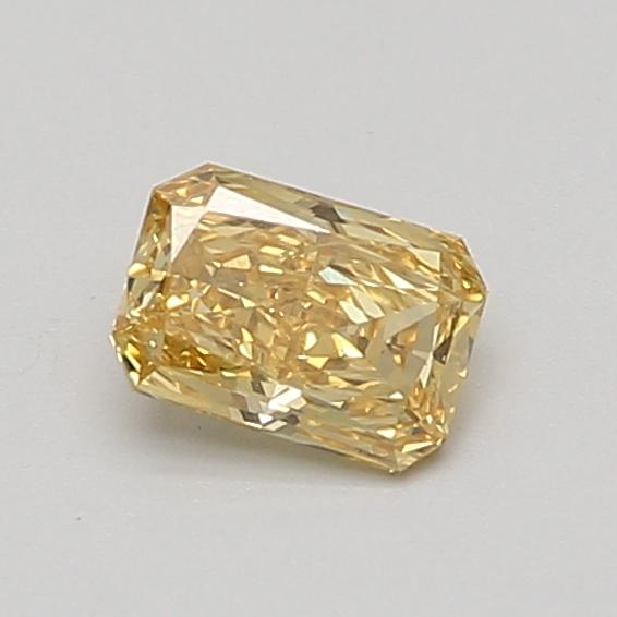 0.60 Ct. Fancy Vivid Yellow Radiant Lab Grown Diamond