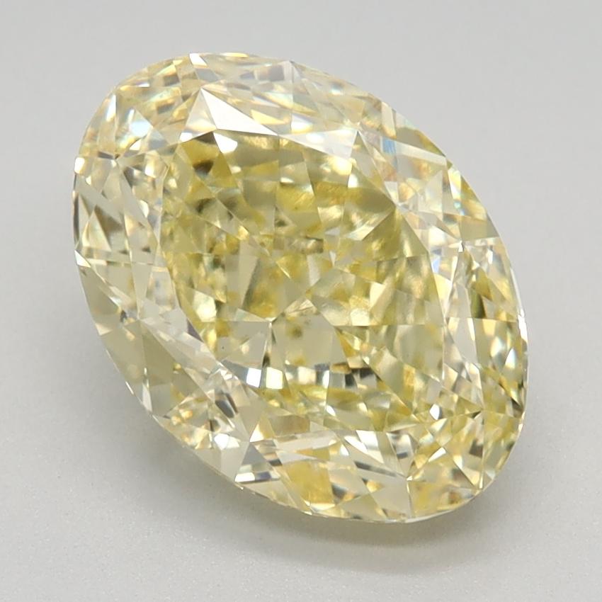 2.35 Ct. Fancy Intense Yellow Oval Lab Grown Diamond
