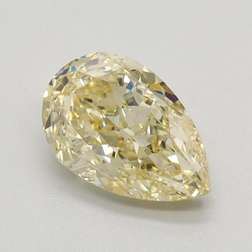 1.23 Ct. Fancy Intense Yellow Pear Lab Grown Diamond