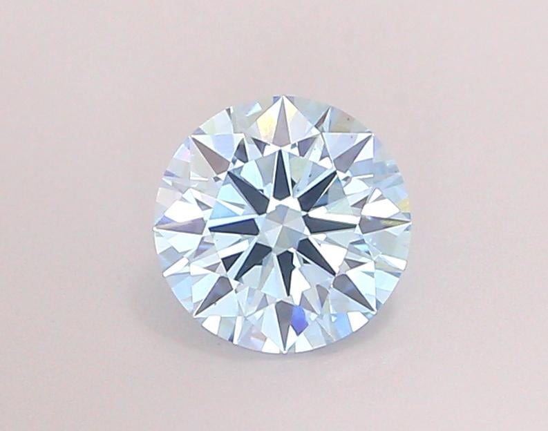 1.08 Ct. Fancy Vivid  Blue Round Lab Grown Diamond