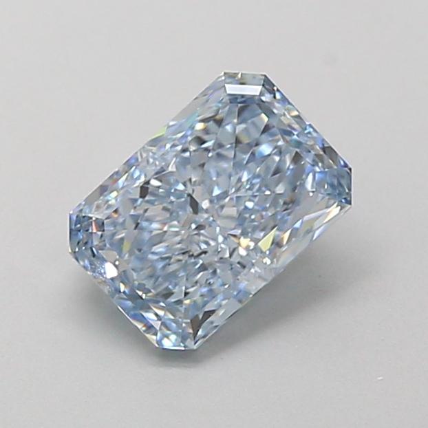 1.23 Ct. Fancy Vivid Blue Radiant Lab Grown Diamond
