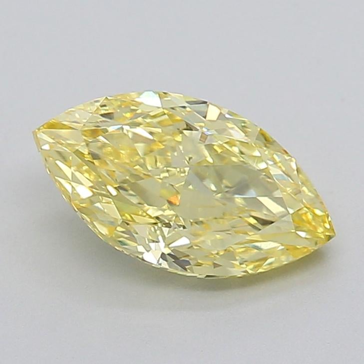 1.45 Ct. Fancy Intense  Yellow Marquise Lab Grown Diamond