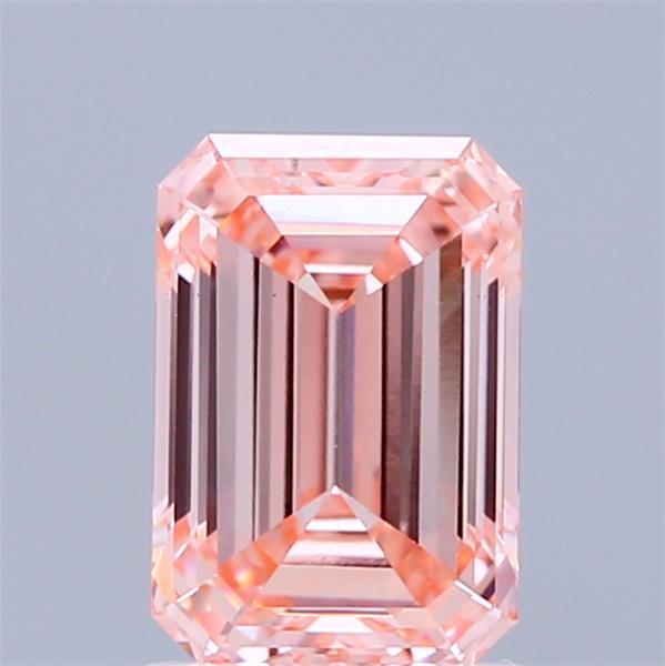 1.58 Ct. Fancy Intense Pink Emerald Lab Grown Diamond