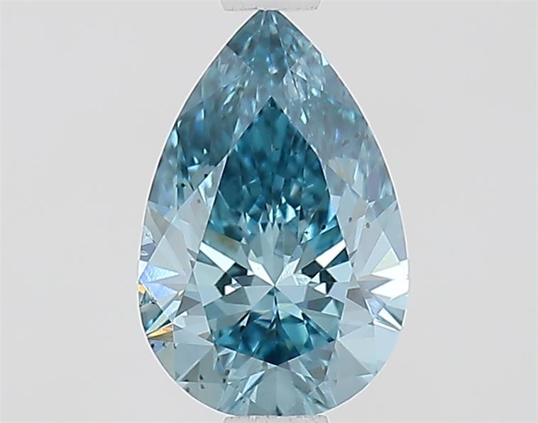 1.00 Ct. Fancy Vivid  Blue Pear Lab Grown Diamond