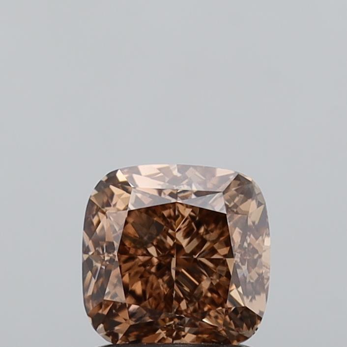 1.51 Ct. Fancy Brown Cushion Lab Grown Diamond