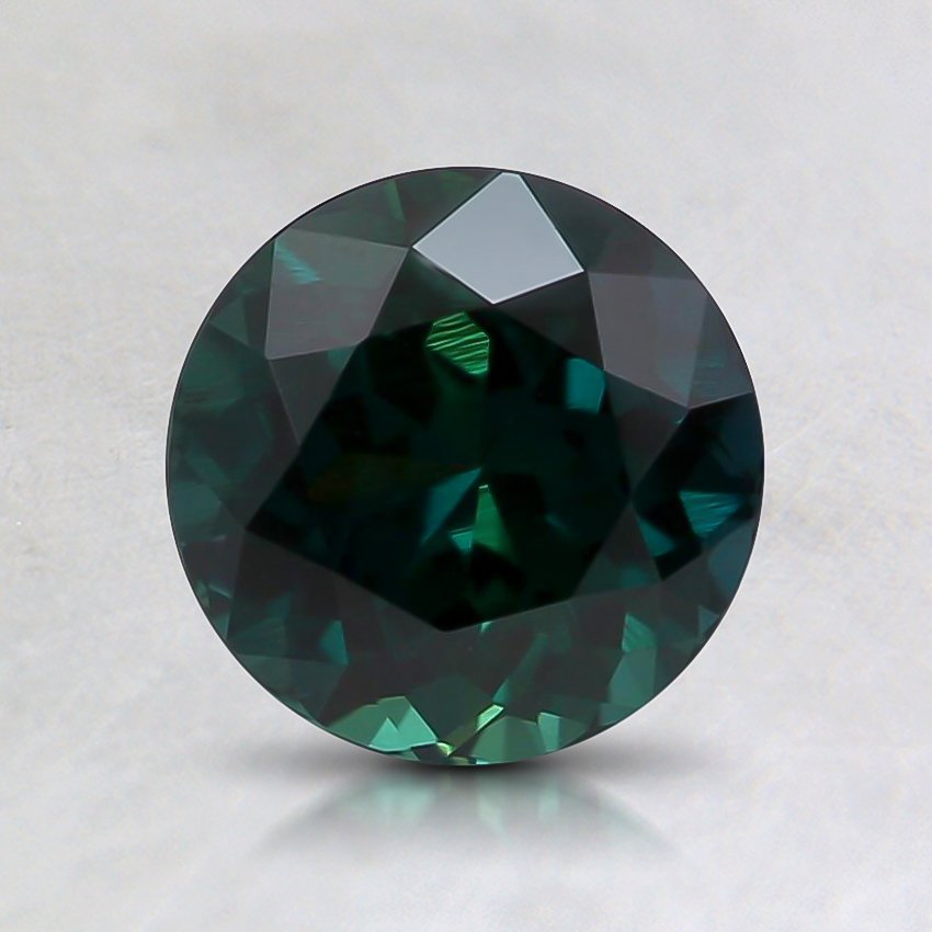 6.5mm Premium Teal Round Sapphire