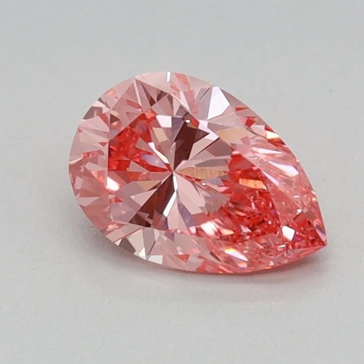 0.52 Ct. Fancy Vivid Pink Pear Lab Grown Diamond