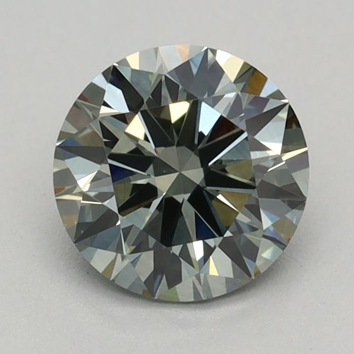 0.58 Ct. Fancy  Fancy Green Round Lab Grown Diamond