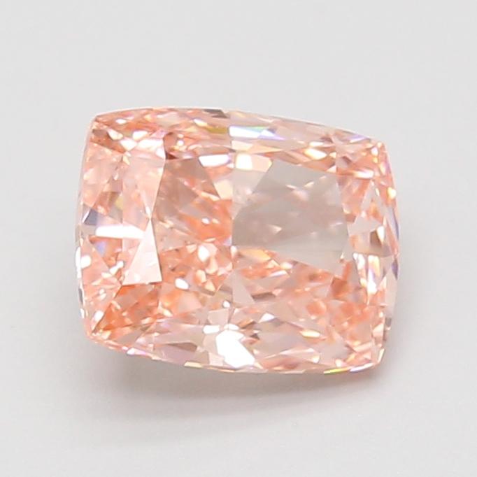 2.01 Ct. Fancy Vivid Pink Cushion Lab Grown Diamond