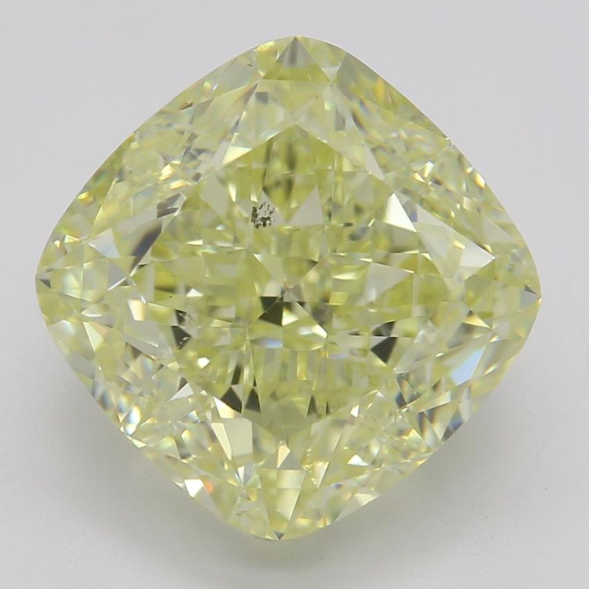 3.56 Ct. Fancy Yellow Cushion Diamond